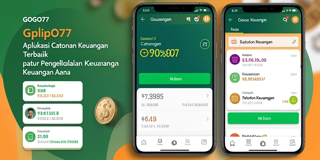 Tampilan antarmuka GOGO77 yang sederhana dan fungsional.