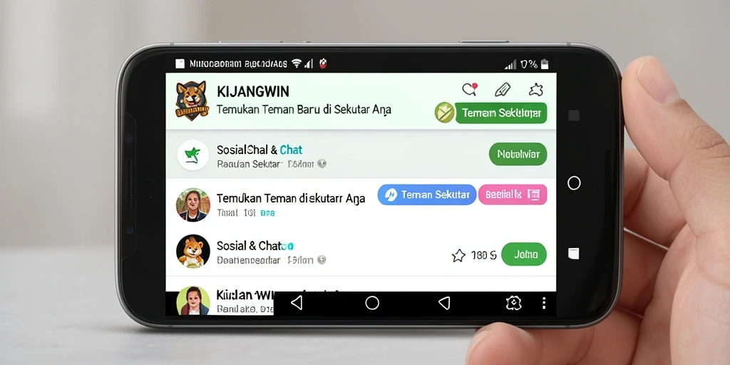 Tampilan antarmuka KIJANGWIN yang user-friendly dan menarik.