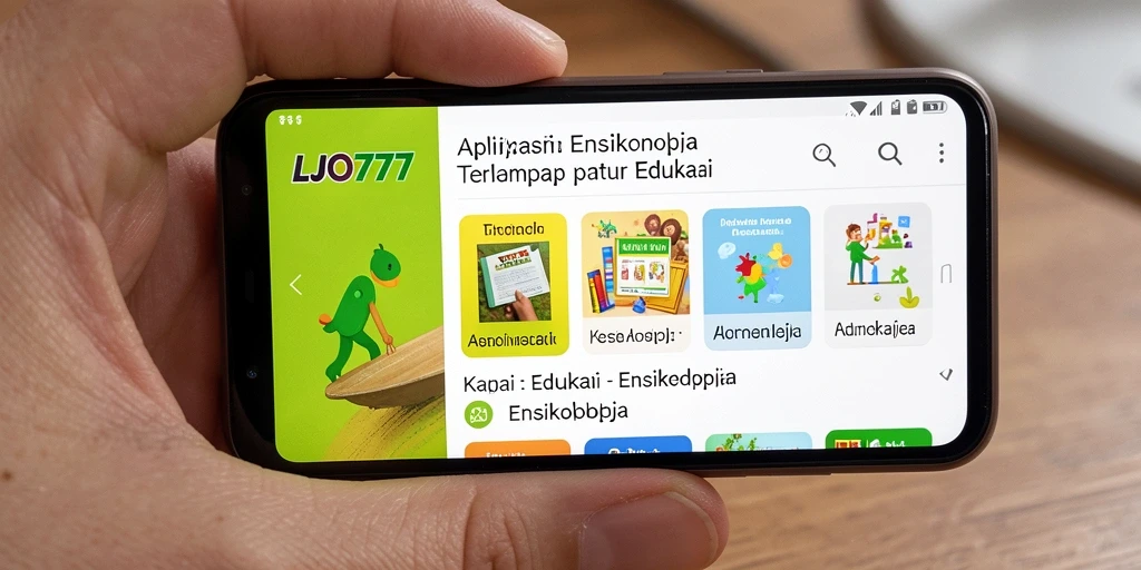 Tampilan antarmuka LJO777 yang informatif dan menarik.