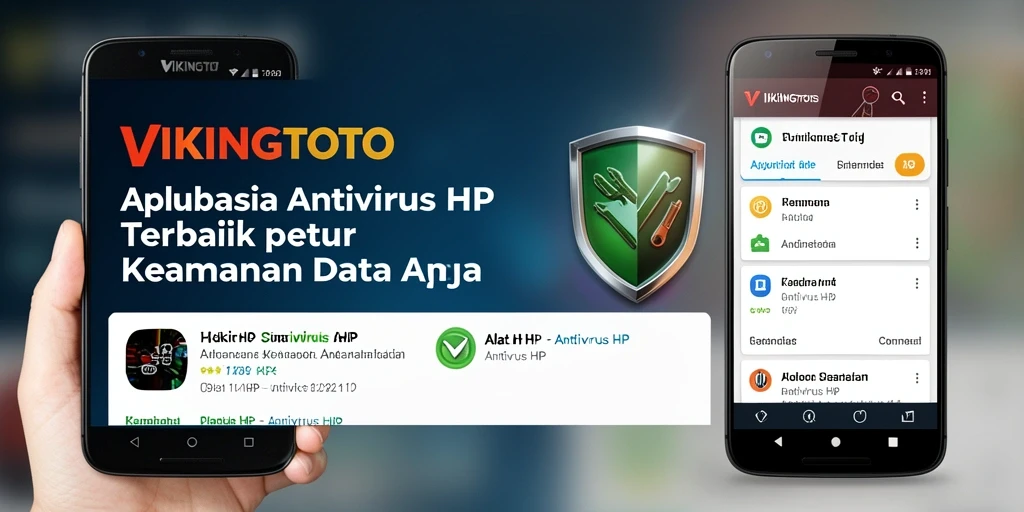 Antarmuka intuitif VIKINGTOTO yang menunjukkan status keamanan perangkat.