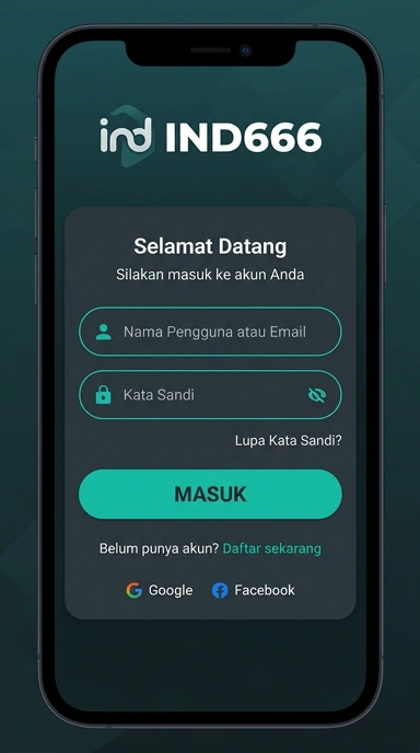 Cara Masuk Akun ind666 Setelah Mengunduh APK